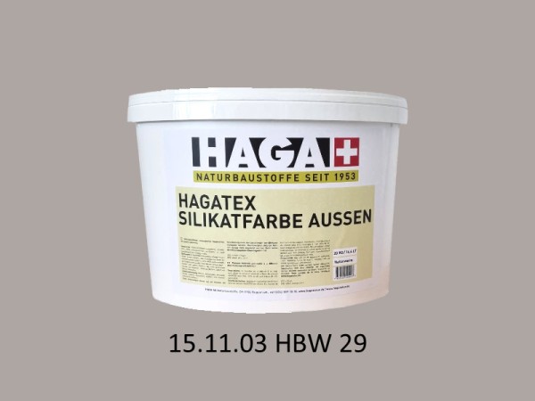 HAGATEX Silikat Mineralfarbe Außen 15.11.03 HBW 29