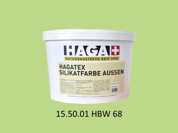 HAGATEX Silikat Mineralfarbe Außen 15.50.01 HBW 68