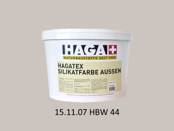 HAGATEX Silikat Mineralfarbe Außen 15.11.07 HBW 44