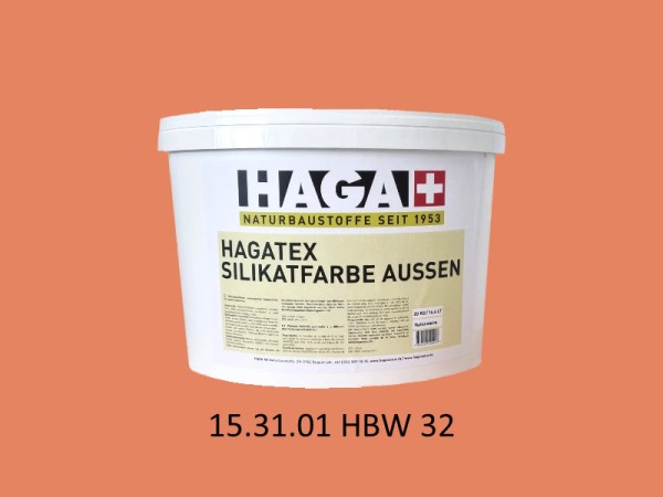 HAGATEX Silikat Mineralfarbe Außen 15.31.01 HBW 32
