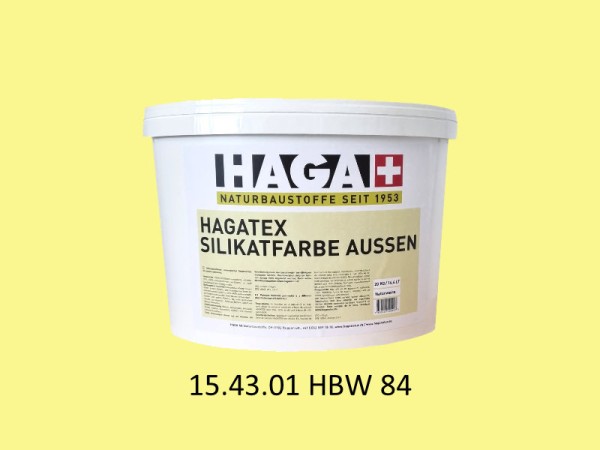 HAGATEX Silikat Mineralfarbe Außen 15.43.01 HBW 84