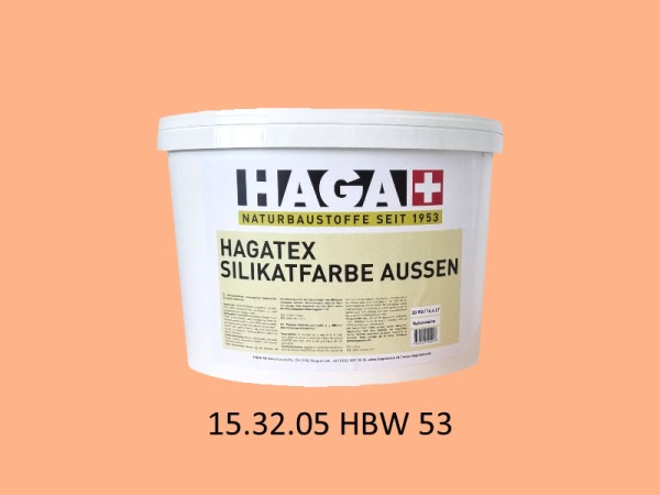 HAGATEX Silikat Mineralfarbe Außen 15.32.05 HBW 53