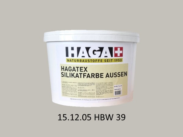 HAGATEX Silikat Mineralfarbe Außen 15.12.05 HBW 39