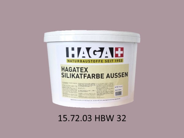 HAGATEX Silikat Mineralfarbe Außen 15.72.03 HBW 32