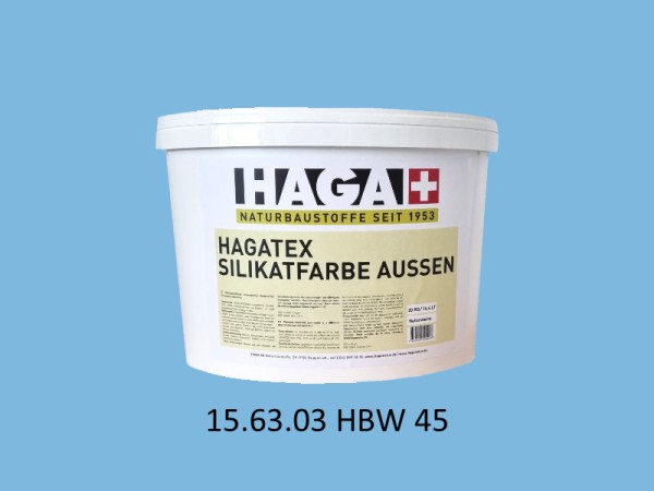 HAGATEX Silikat Mineralfarbe Außen 15.63.03 HBW 45