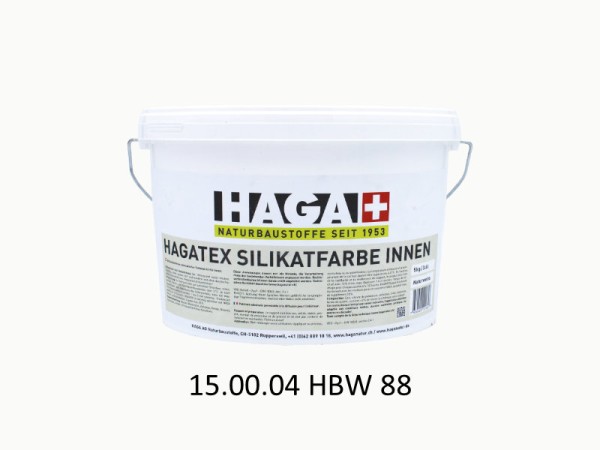 HAGATEX Silikat Mineralfarbe Innen 15.00.04 HBW 88