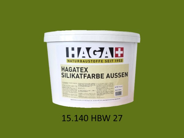 HAGATEX Silikat Mineralfarbe Außen 15.140 HBW 27