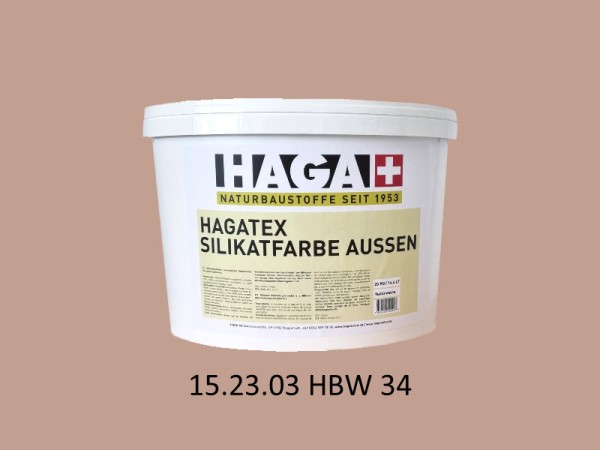 HAGATEX Silikat Mineralfarbe Außen 15.23.03 HBW 34