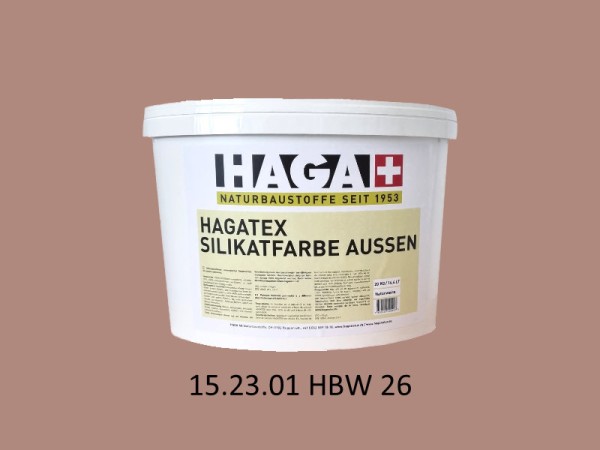 HAGATEX Silikat Mineralfarbe Außen 15.23.01 HBW 26