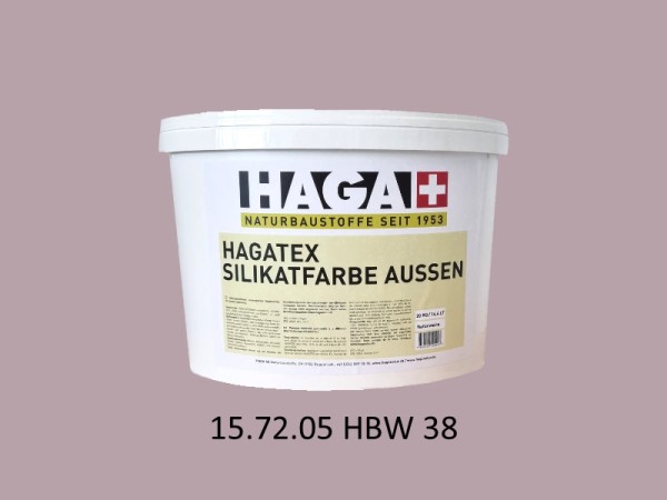 HAGATEX Silikat Mineralfarbe Außen 15.72.05 HBW 38