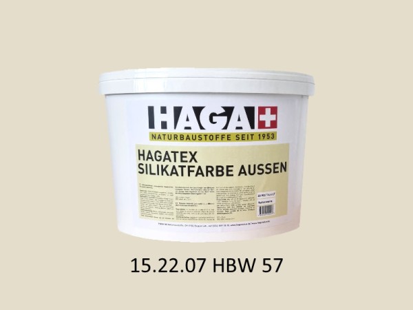 HAGATEX Silikat Mineralfarbe Außen 15.22.07 HBW 57