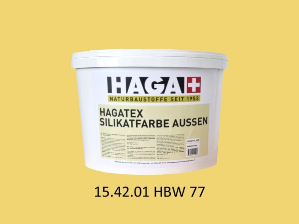 HAGATEX Silikat Mineralfarbe Außen 15.42.01 HBW 77