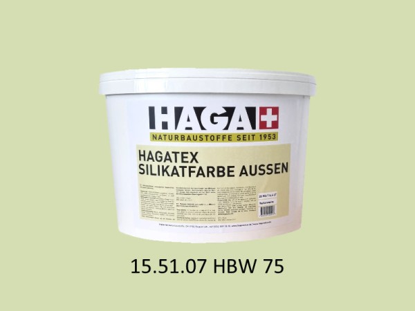 HAGATEX Silikat Mineralfarbe Außen 15.51.07 HBW 75