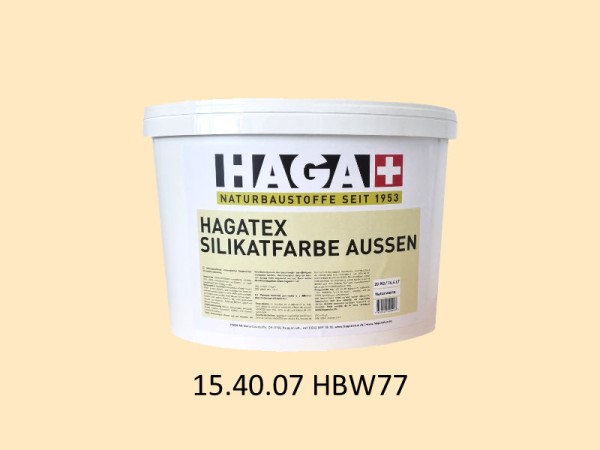 HAGATEX Silikat Mineralfarbe Außen 15.40.07 HBW 77