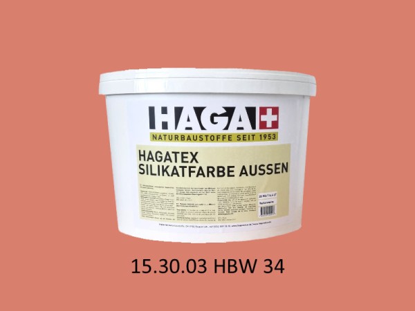 HAGATEX Silikat Mineralfarbe Außen 15.30.03 HBW 34