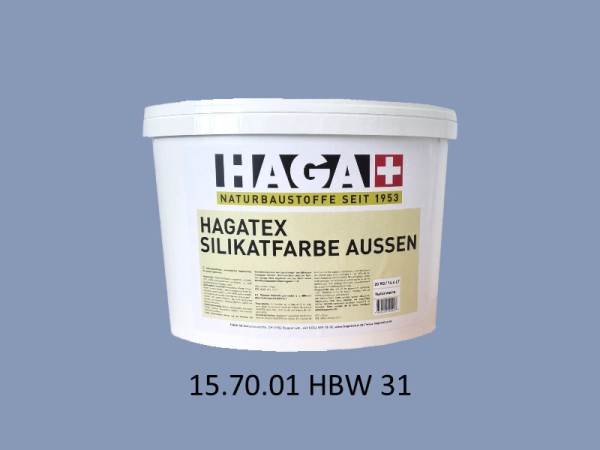 HAGATEX Silikat Mineralfarbe Außen 15.70.01 HBW 31