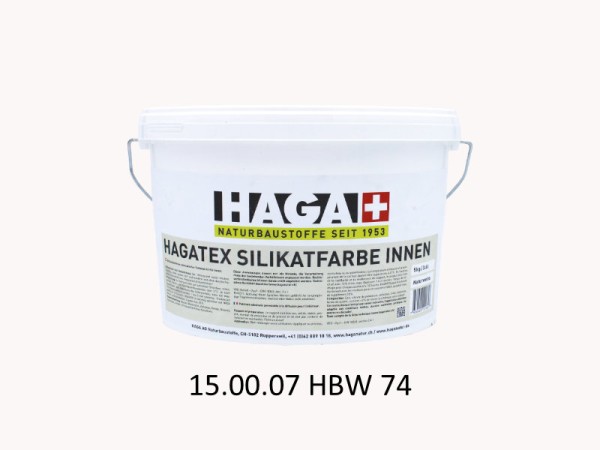 HAGATEX Silikat Mineralfarbe Innen 15.00.07 HBW 74