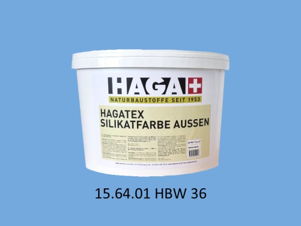 HAGATEX Silikat Mineralfarbe Außen 15.64.01 HBW 36