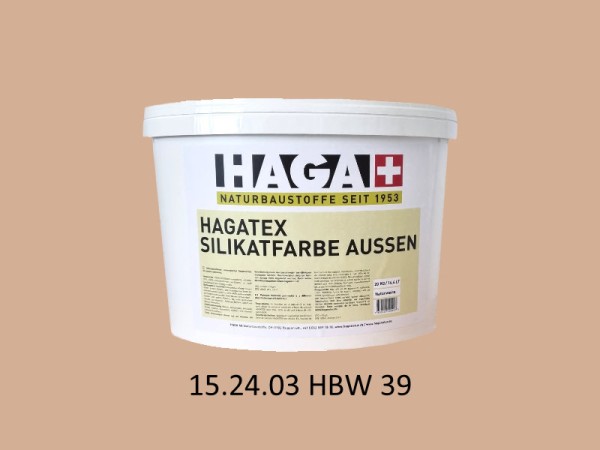HAGATEX Silikat Mineralfarbe Außen 15.24.03 HBW 39