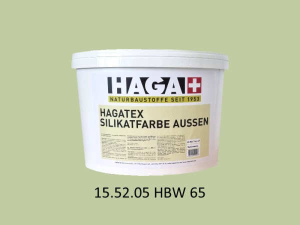 HAGATEX Silikat Mineralfarbe Außen 15.52.05 HBW 65