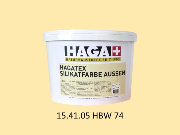 HAGATEX Silikat Mineralfarbe Außen 15.41.05 HBW 74