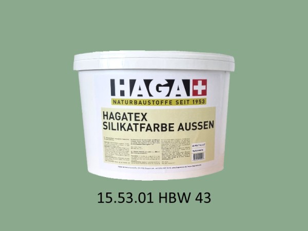 HAGATEX Silikat Mineralfarbe Außen 15.53.01 HBW 43