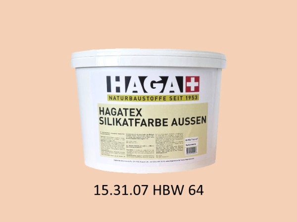 HAGATEX Silikat Mineralfarbe Außen 15.31.07 HBW 64