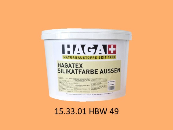 HAGATEX Silikat Mineralfarbe Außen 15.33.01 HBW 49