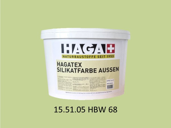 HAGATEX Silikat Mineralfarbe Außen 15.51.05 HBW 68