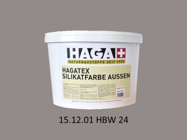 HAGATEX Silikat Mineralfarbe Außen 15.12.01 HBW 24