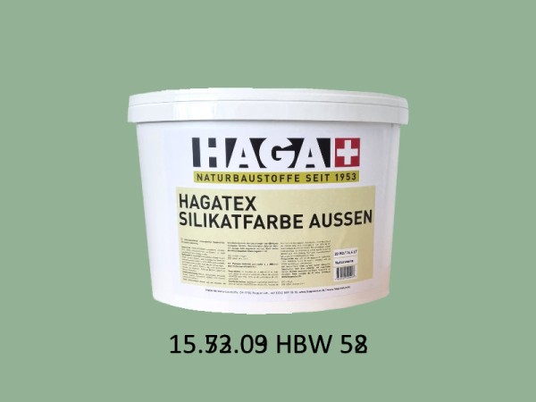 HAGATEX Silikat Mineralfarbe Außen 15.53.05 HBW 58