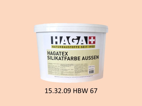 HAGATEX Silikat Mineralfarbe Außen 15.32.09 HBW 67