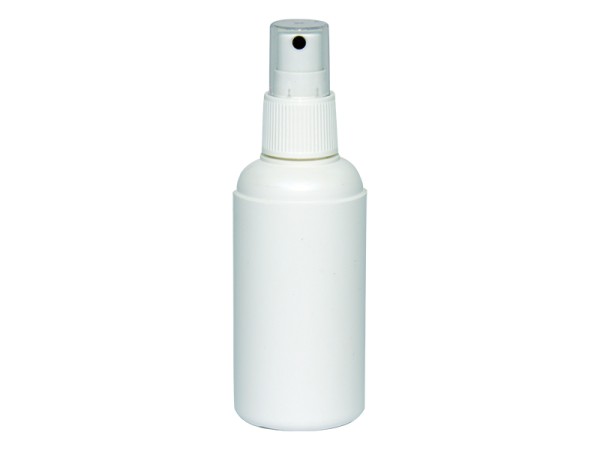 Sprühkopf und Deckel für 100ml Flasche aus Kunststoff weiß