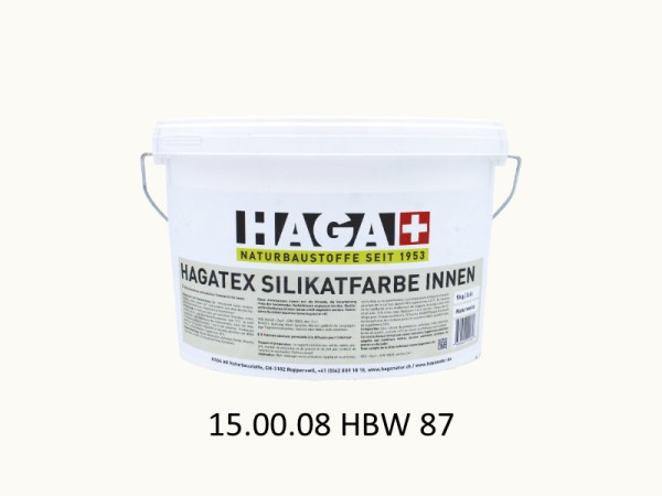 HAGATEX Silikat Mineralfarbe Innen 15.00.08 HBW 87