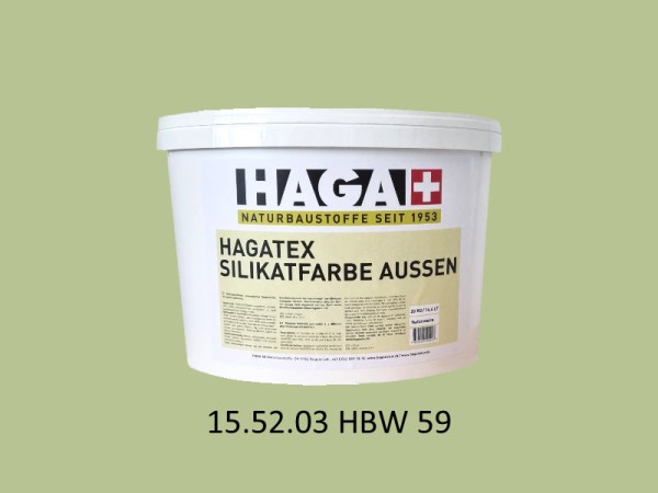 HAGATEX Silikat Mineralfarbe Außen 15.52.03 HBW 59