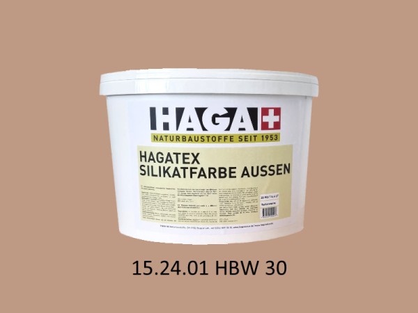 HAGATEX Silikat Mineralfarbe Außen 15.24.01 HBW 30