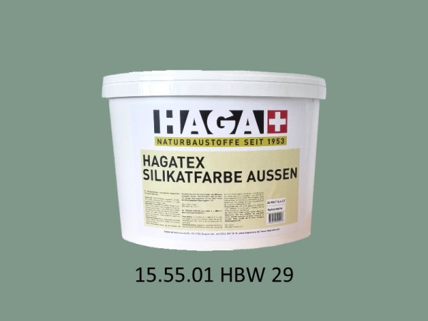 HAGATEX Silikat Mineralfarbe Außen 15.55.01 HBW 29