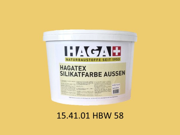HAGATEX Silikat Mineralfarbe Außen 15.41.01 HBW 58