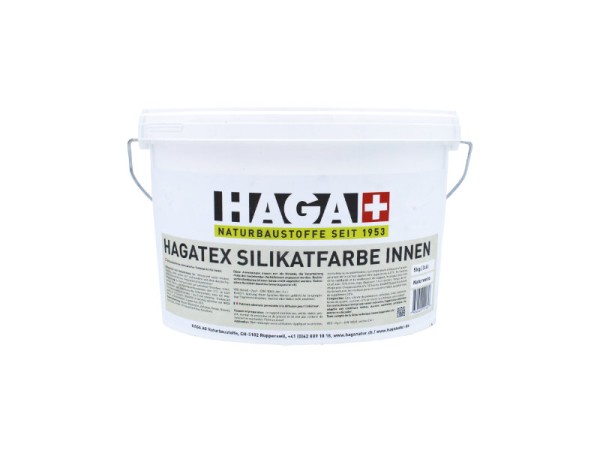 HAGATEX Silikat Mineralfarbe für innen weiß