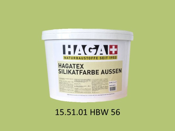 HAGATEX Silikat Mineralfarbe Außen 15.51.01 HBW 56