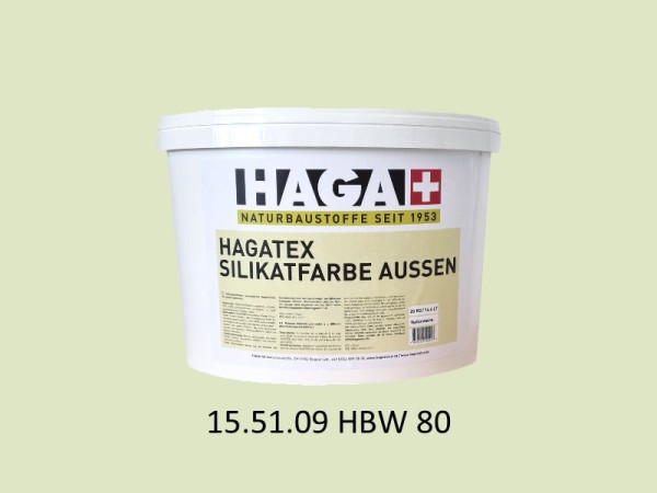 HAGATEX Silikat Mineralfarbe Außen 15.51.09 HBW 80