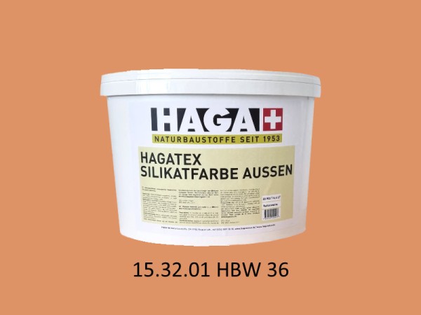 HAGATEX Silikat Mineralfarbe Außen 15.32.01 HBW 36