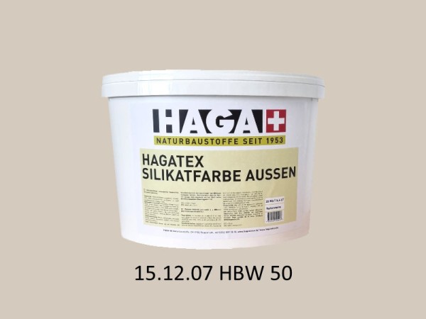 HAGATEX Silikat Mineralfarbe Außen 15.12.07 HBW 50