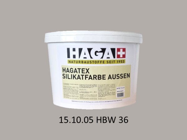 HAGATEX Silikat Mineralfarbe Außen 15.10.05 HBW 36