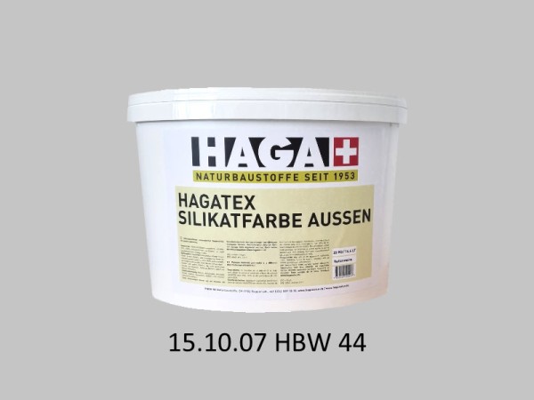 HAGATEX Silikat Mineralfarbe Außen 15.10.07 HBW 44