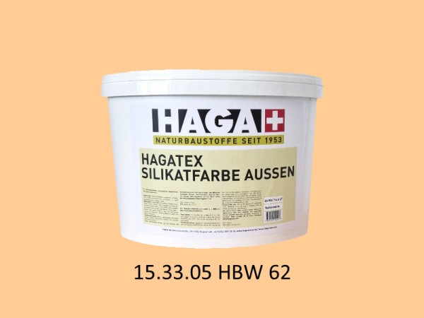 HAGATEX Silikat Mineralfarbe Außen 15.33.05 HBW 62