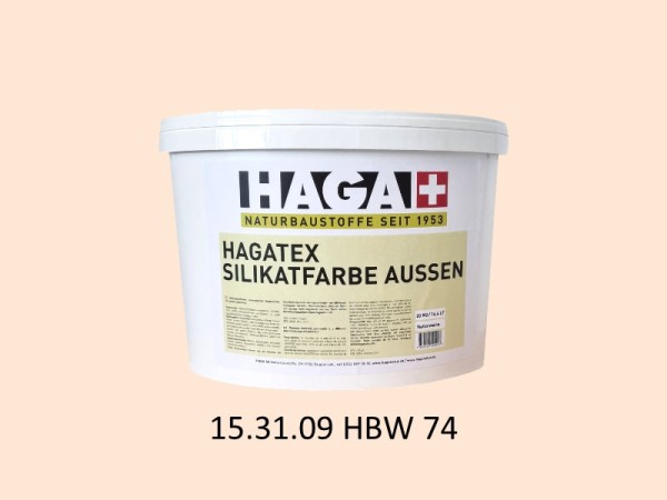 HAGATEX Silikat Mineralfarbe Außen 15.31.09 HBW 74