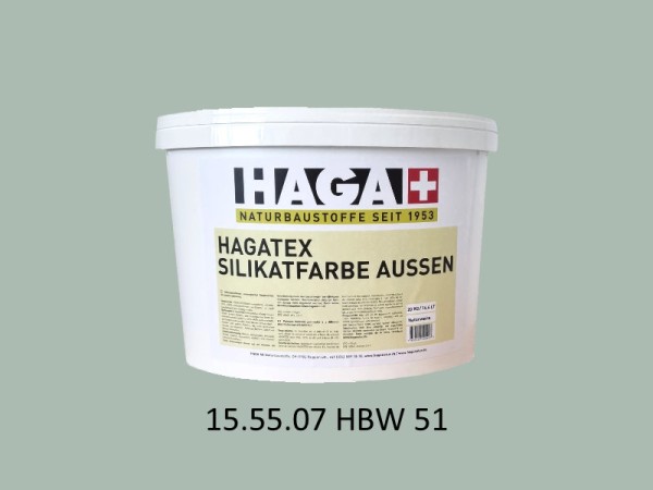 HAGATEX Silikat Mineralfarbe Außen 15.55.07 HBW 51