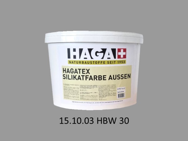 HAGATEX Silikat Mineralfarbe Außen 15.10.03 HBW 30