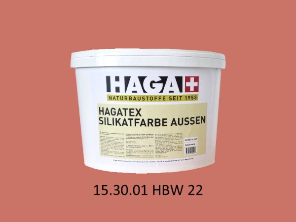 HAGATEX Silikat Mineralfarbe Außen 15.30.01 HBW 22